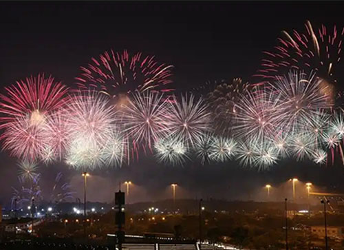 平和县焰火晚会